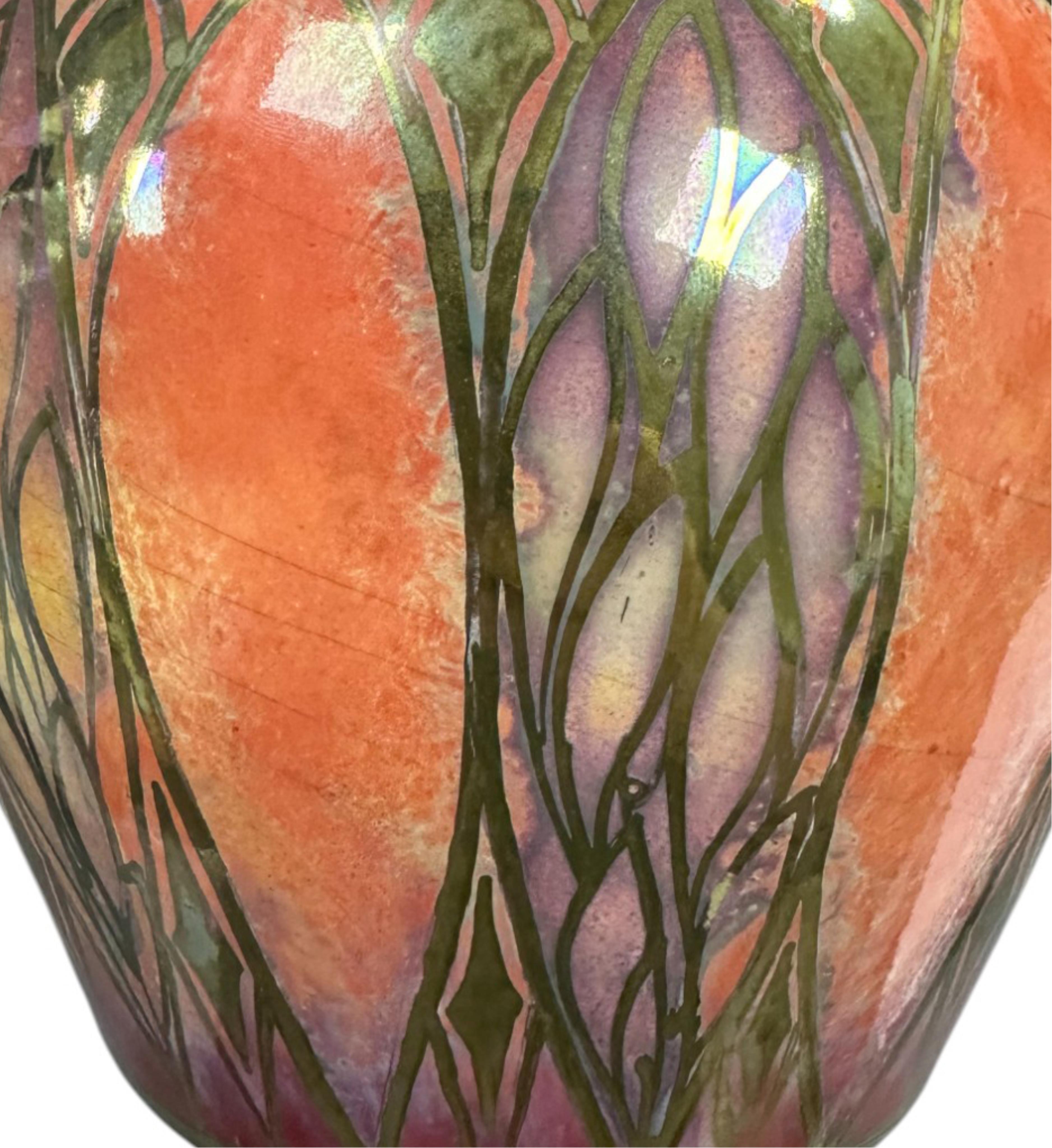 Gwladys M. Rodgers (1888-1946) for Pilkington's Royal Lancastrian: A silver lustre vase